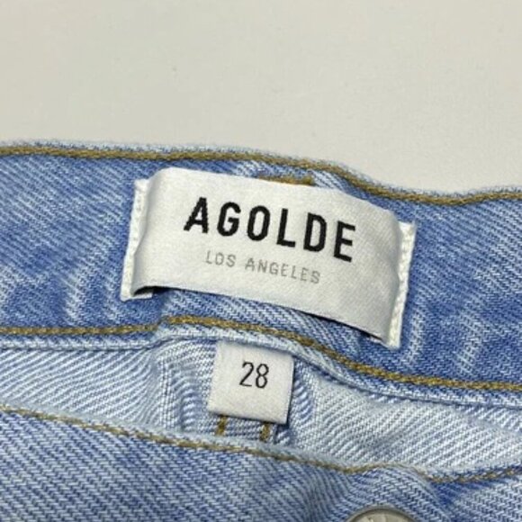 NEW AGOLDE  Los Angeles Womens Switch Blue Size 28 Revolve Loose Skinny Jeans - Picture 6 of 8